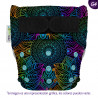 Pañal G4 estampado Ecopipo. Velcro. Mandalas.