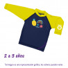 Playera natación 2 a 3 años Verano. G. Ecopipo.