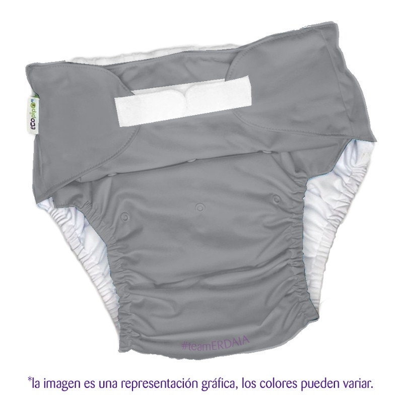 Pañal Especial 80 - 110kg Jumbo. Talla 40 A 44. Gris. Jumbo Talla 40-44. 80-110 Kg PAÑALES ECOLÓGICOS PREMIUM