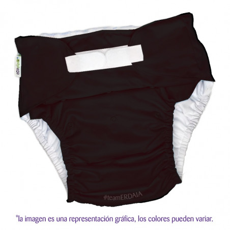 Pañal Especial 80 - 110kg Jumbo. Talla 40 A 44. Negro. Jumbo Talla 40-44. 80-110 Kg PAÑALES ECOLÓGICOS PREMIUM