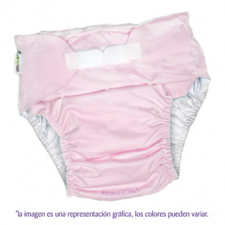 Pañal Especial 80 - 110kg Jumbo. Talla 40 A 44. Rosa. Jumbo Talla 40-44. 80-110 Kg PAÑALES ECOLÓGICOS PREMIUM