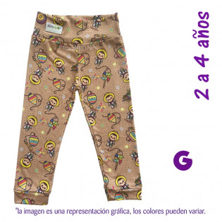 Leggings 2 a 4 años Juguetitos. G.