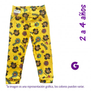 Leggings 2 a 4 años Muñequitas. G.