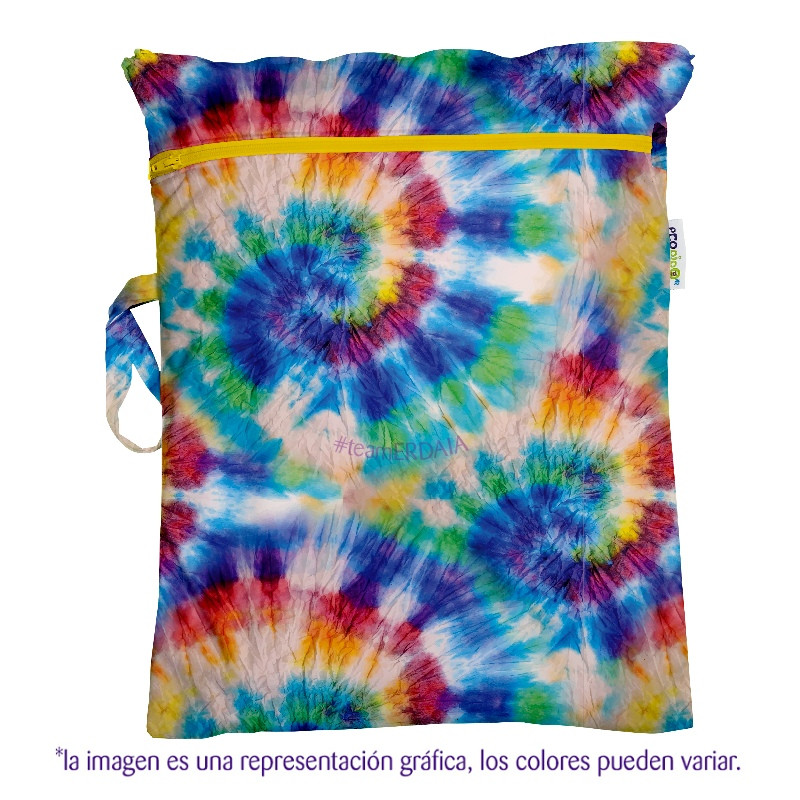 Bolsa chica estampada Ecopipo. Hippie.