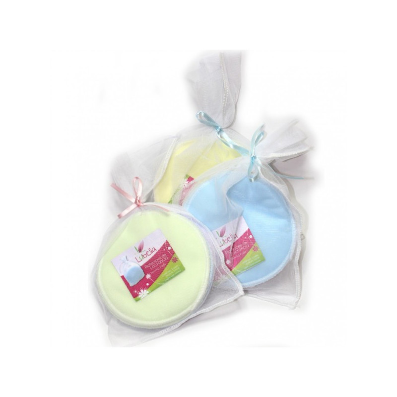Protectores de lactancia Lubella. Paq. 3 pares.