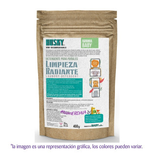 Husky Detergente para pañales. Aroma bebé 400 grs.