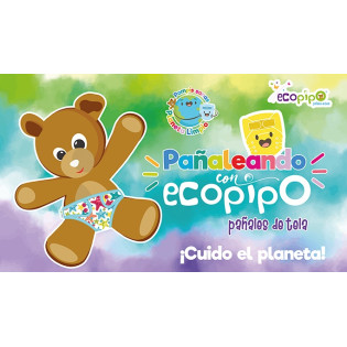 PAÑALES PARA NATACIÓN ALBERCA PLAYA NIÑOS BEBÉSToalla para playa PIPO ECOPIPO