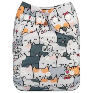 Pañal Alva Baby. Estampado. H286 Gatitos