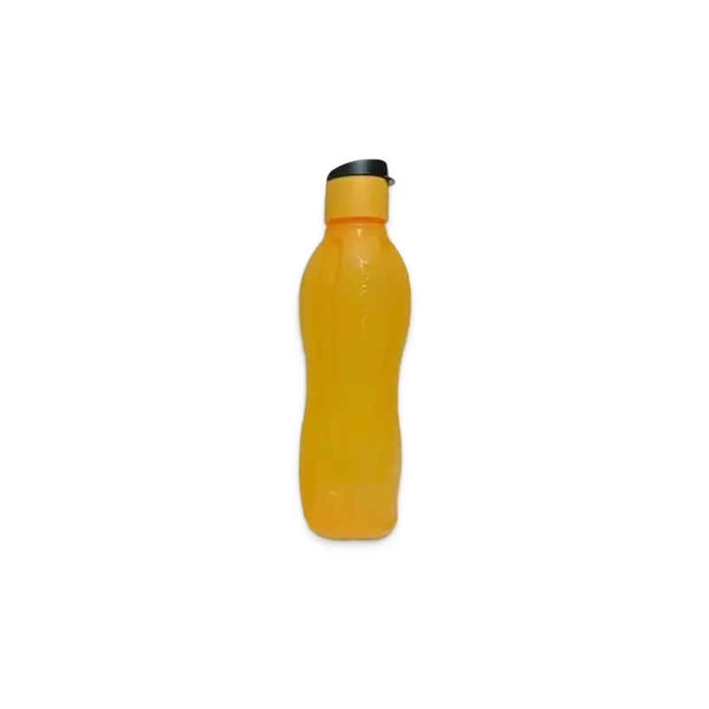 Eco Twist 1L. Tupperware Amarilla - tapa negra